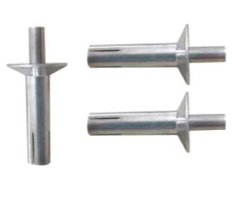 Solid Aluminum / Pure Copper Hammer Drive Screws Knurled Rivets Nameplate  Rivets