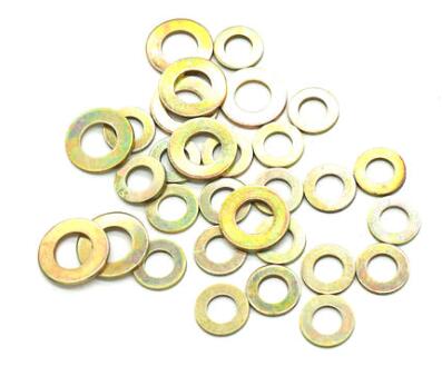 US / Inch - F436 Structural Flat Washers, Zinc-Yellow Plated Steel